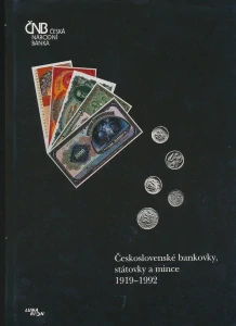 ČESKOSLOVENSKÉ BANKOVKY, STÁTOVKY A MINCE 1919-1992