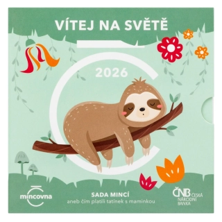 Sada oběžných mincí ČR 2026 Narození dítěte (Standart)